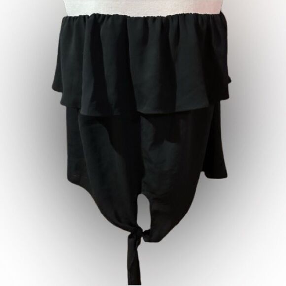 🟧 3 for $25 Elegant Black Off-Shoulder Top - Picture 2 of 2